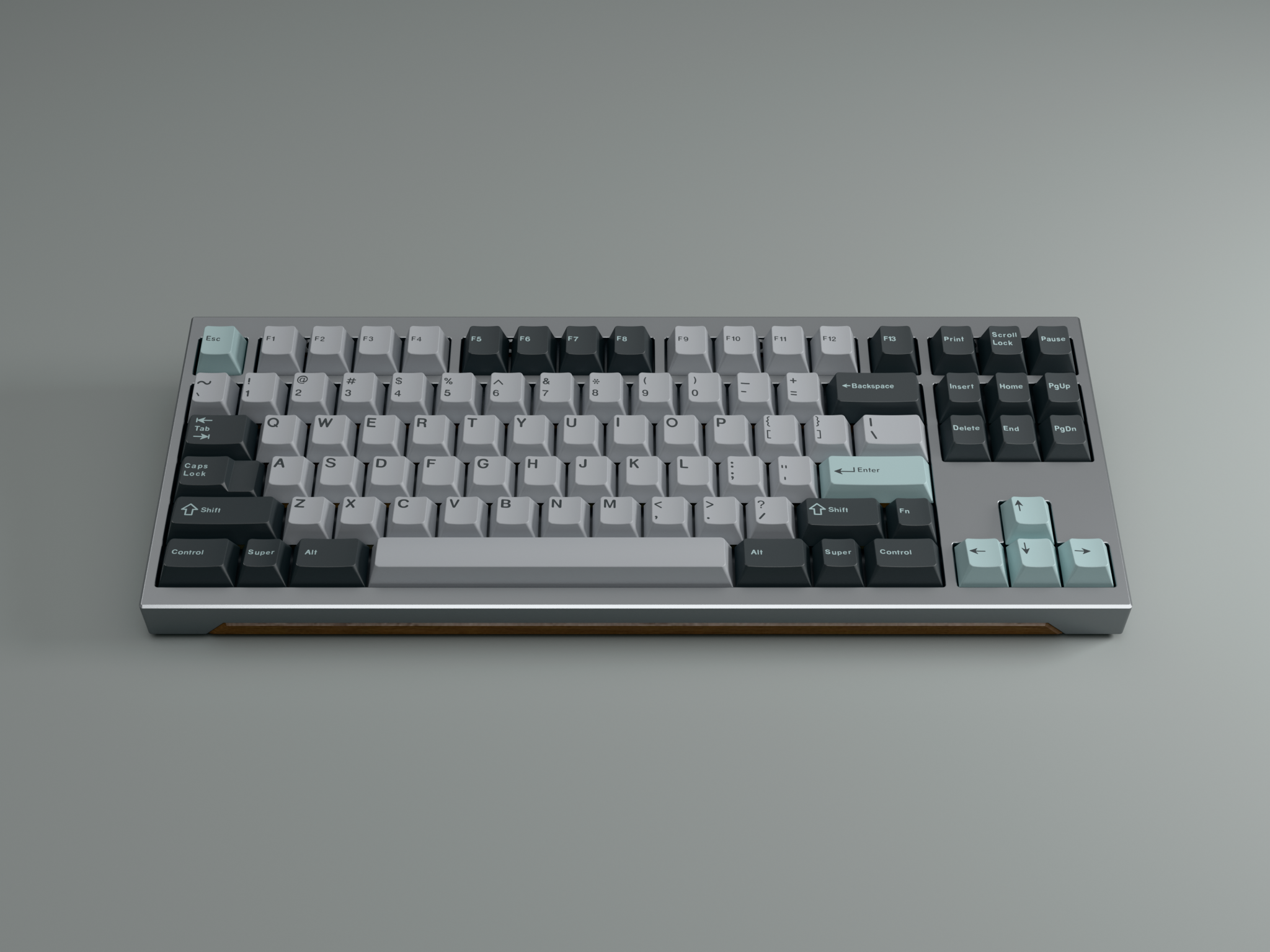 Keyboard front view